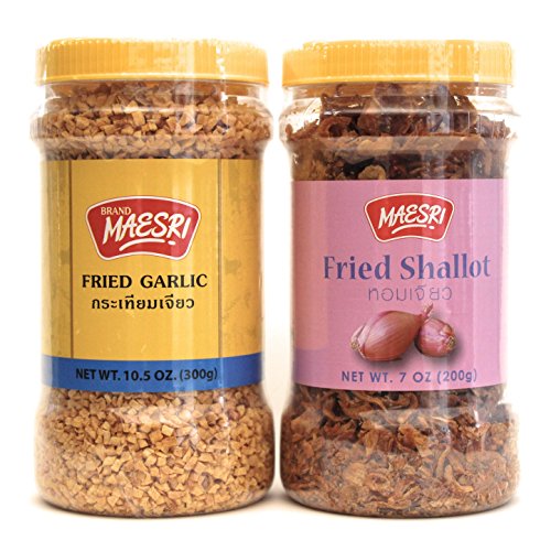 Maesri Fried Shallot &Amp; Fried Garlic Combo Pack | Ingredient &Amp; Ga