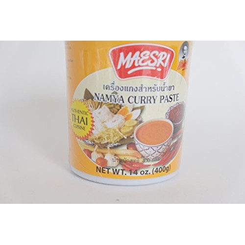 Maesri Namya Red Curry Paste For Thai Style Noodle, Authentic