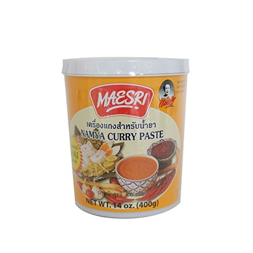 Maesri Namya Red Curry Paste For Thai Style Noodle, Authentic