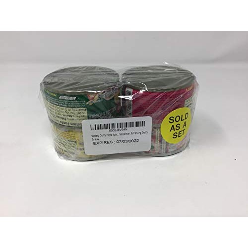 Variety Curry Paste 4Pk Green, Red, Masaman, &Amp; Panang Curry