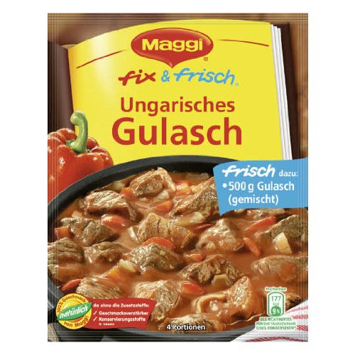 Maggi Fix &Amp; Fresh Hungarian Stew Ungarisches Gulasch Pack Of 4
