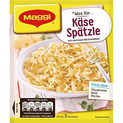 Maggi Fix Für Käse Spätzle 35 Gram 3 Servings | Pack Of 4
