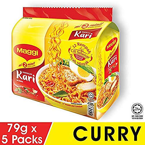 Maggi Nestle Malaysia 2 Minute Instant Curry Flavour Masala Nood