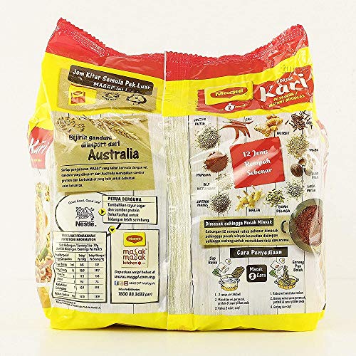 Maggi Nestle Malaysia 2 Minute Instant Curry Flavour Masala Nood