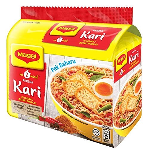 Maggi Nestle Malaysia 2 Minute Instant Curry Flavour Masala Nood