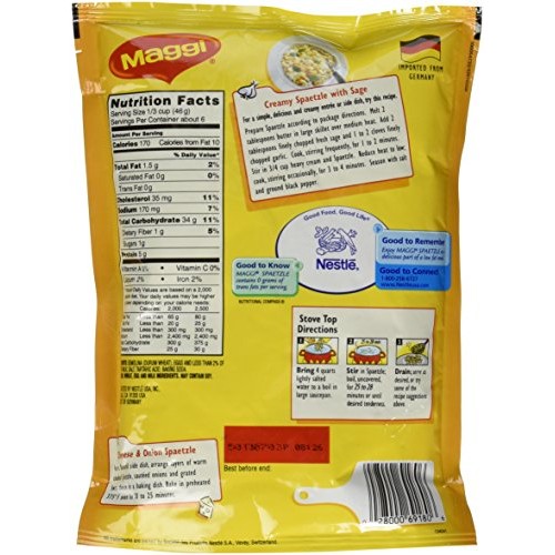Maggi Spaetzle, Authentic German Dumplings 10.5 Ounce