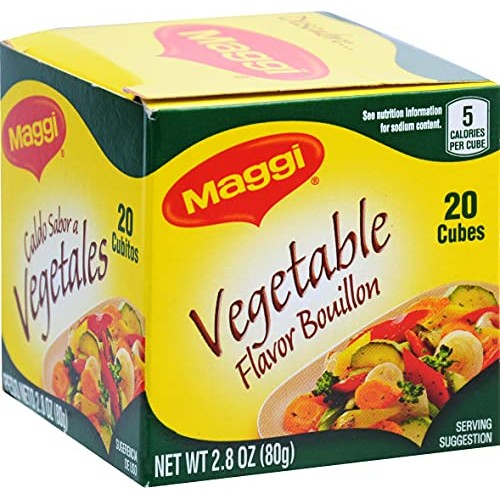 Maggi Vegetable Flavor Bouillon Cubes, 2.82 Oz