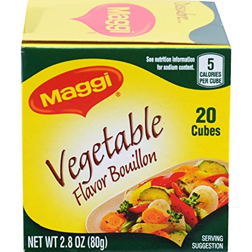 Maggi Vegetable Flavor Bouillon Cubes, 2.82 Oz