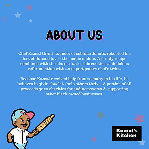 Kamals Kitchen Magic Middles - Crisp, Buttery Shortbread Cookie...