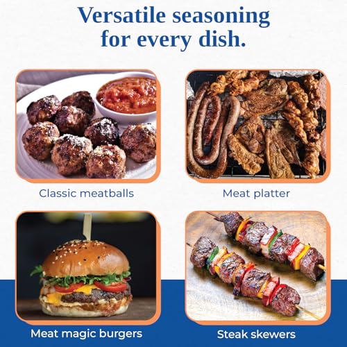 Chef Paul Magic Seasoning Blends Meat Magic | Bold & Savory Stea...