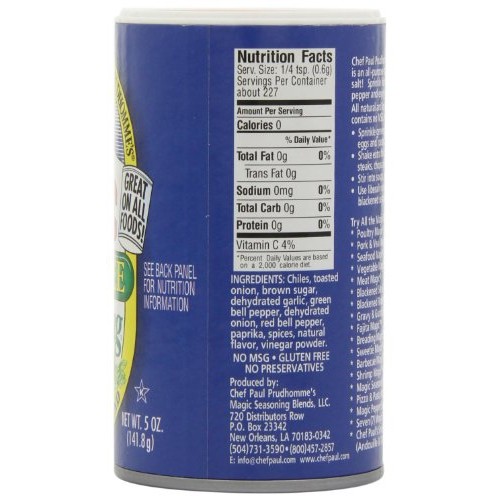 Magic Seasoning Blends Magic Salt Free Seasoning, 5.0-Ounce Cont...