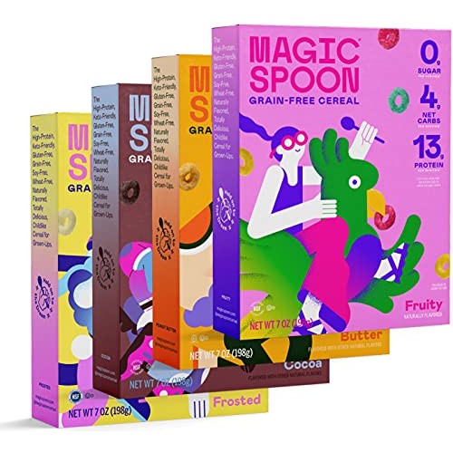 Magic Spoon Cereal - High Protein, Low Carb, Zero Sugar, Gluten