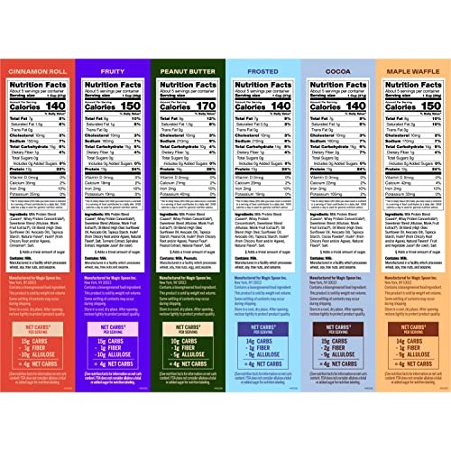 Magic Spoon Cereal, Variety 6-Pack of Cereal and Spoon - Keto & ...