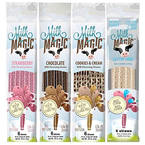 Milk Magic Magic Milk Flavoring Straws 36 Straws Flavors:Cookies Milk Magic Magic Milk Flavoring Straws 36 Straws Flavors:Cookies
