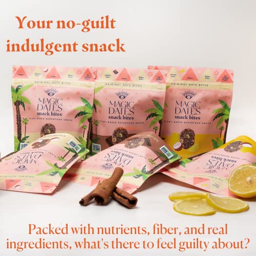 MAGICdATES Dates Snack Bites - No Added Sugar, No Sweetener Whol...