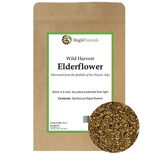Elderflower | Bulk | Dried | 16 Ounces 1 Pound 1 Package Of