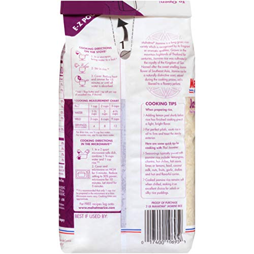 Mahatma Jasmine Rice, Long Grain, 32 Oz