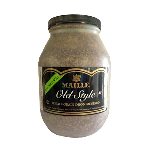 Maille Old Syle Dijon Mustard, Whole Grain - 8.6# Jar