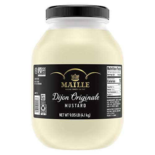 Maille Original Dijon Mustard Jar Gluten Free, No Artificial Col