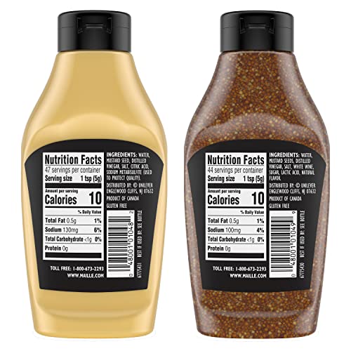 Maille Dijon Mustard Squeeze Condiment Variety Pack Dijon Origin...