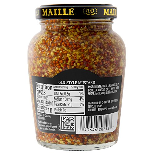 Maille Mustard, Old Style, 7.3 Oz, 6 Count