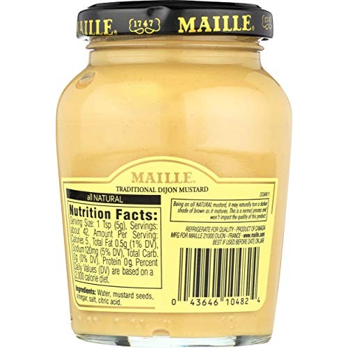 MAILLE Natural Dijon Mustard, 7.5 OZ