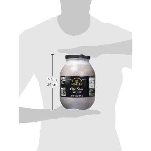 Maille Old Style Mustard Jar Gluten Free, No Artificial Colors o...