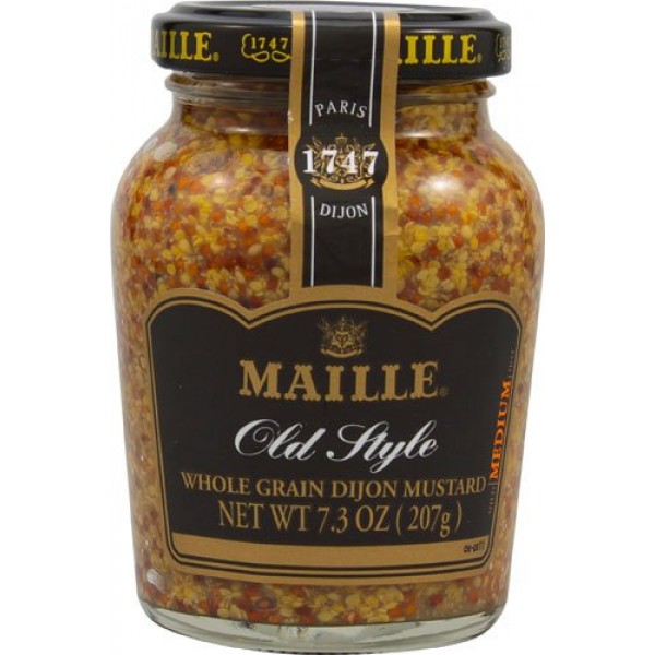 Maille Old Style Whole Grain Dijon Mustard -- 7.3 Oz - 2 Pc