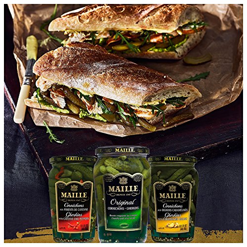 Maille Pickles, Cornichons Original, 13.5 Oz, Pack Of 12