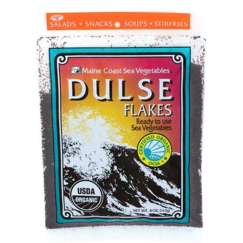 Dulse Flakes | 4 Oz | Organic Seaweed | Maine Coast Sea Vegetables