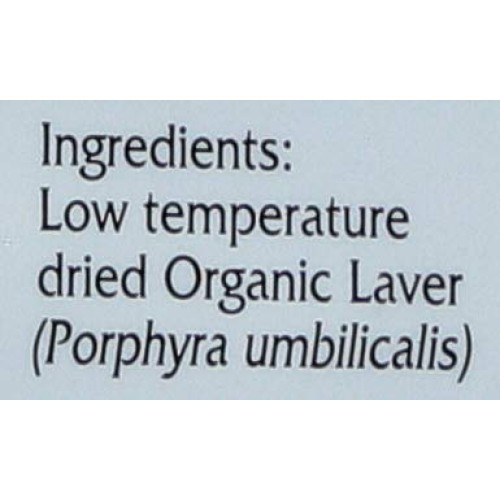 Laver Whole Leaf | 1 Oz Bag | Organic Seaweed | Maine Coast Sea