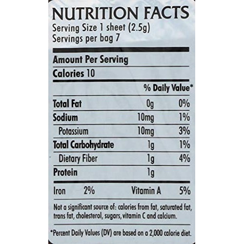 Nori Sushi Sheets Toasted | 7 Count | Organic Seaweed Wraps Fo