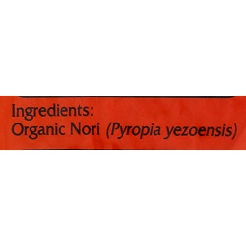 Nori Sushi Sheets Toasted | 7 Count | Organic Seaweed Wraps Fo