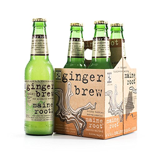 Maine Root Hand Crafted Ginger Brew Soda, 12 Fl Oz 12 Glass Bot