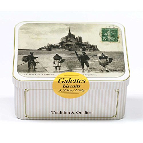 Maison Peltier, French Butter Cookies Galettes, 150G Tin