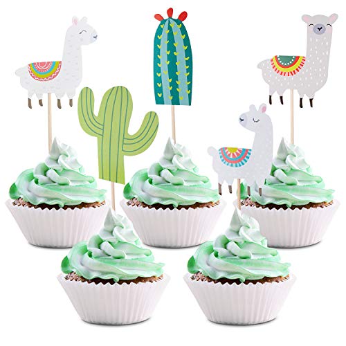 72 Pieces Hawaiian Luau Cupcake Toppers Cake Picks Toothpicks De