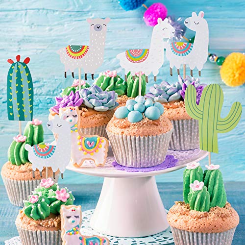 72 Pieces Hawaiian Luau Cupcake Toppers Cake Picks Toothpicks De