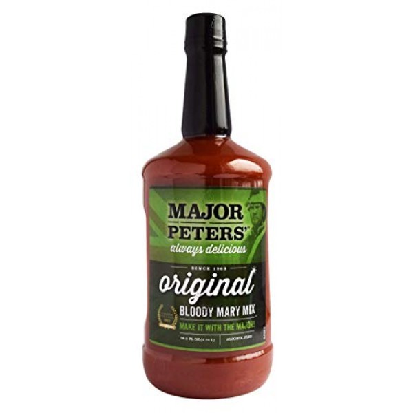 Major Peters Original Bloody Mary Mix, 59.2 Ounce 1.75 Liter