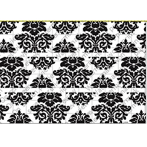 Damask Edible Cake Strips # 520