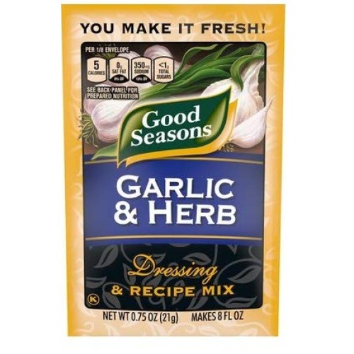 Good Seasons Dressing &Amp; Recipe Mix, Garlic &Amp; Herb And Zesty Ital
