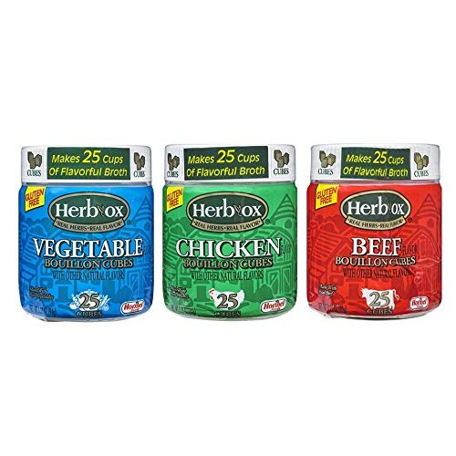 Herb-Ox Bouillon Bundle, Vegetable, Chicken, And Beef Bouillon C