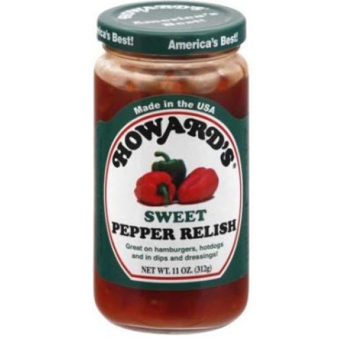 Howards Hot Pepper Relish, Sweet Pepper Relish, And Green Tomat