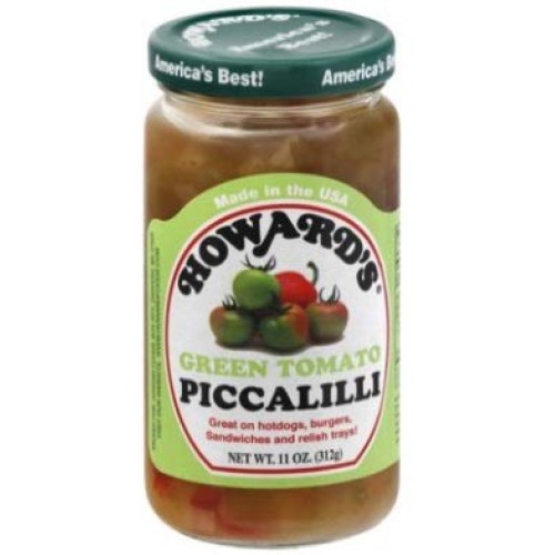 Howards Hot Pepper Relish, Sweet Pepper Relish, And Green Tomat