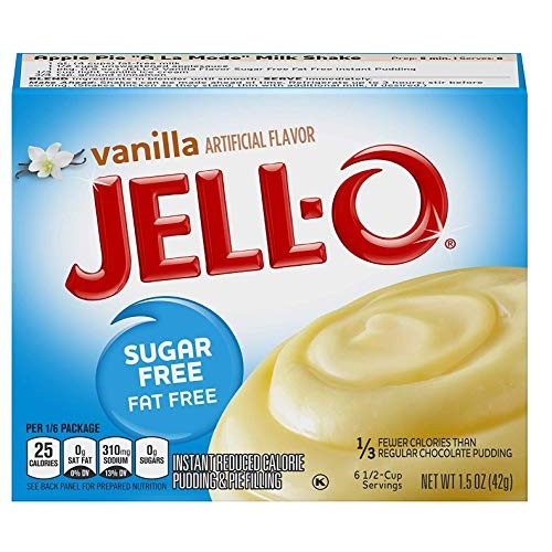 Jell-O Sugar Free Instant Pudding Variety, Chocolate, Vanilla, B