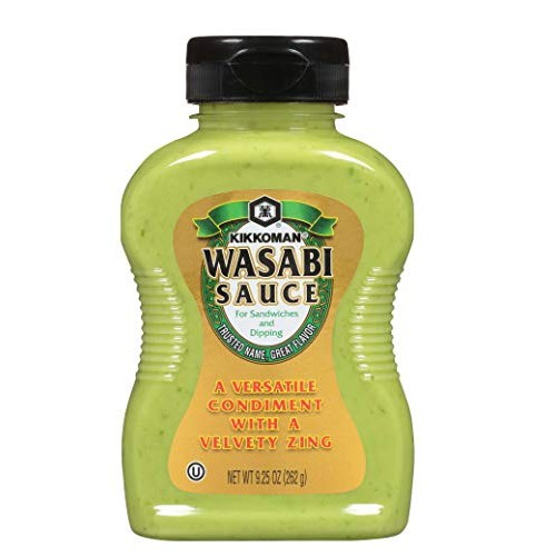 Kikkoman Soy Sauce And Wasabi Sauce, 1 Bottle Of Each Pack Of 2