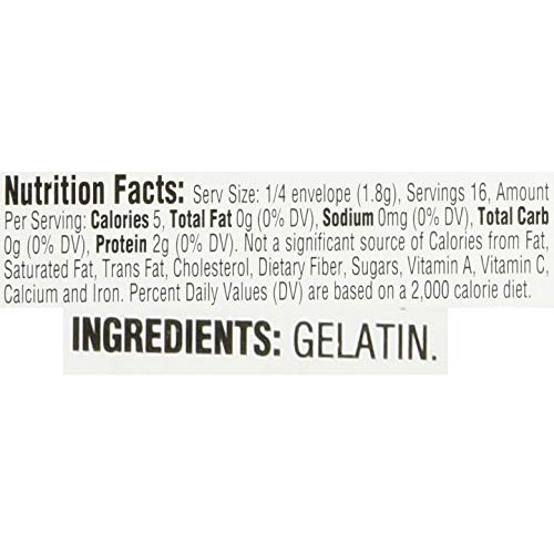 Knox Gelatin Mix, Unflavored, 1 Oz Pack Of 4 - With Make Your