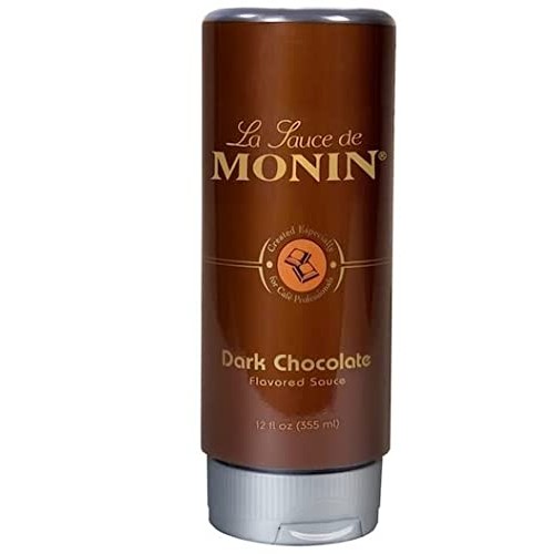 Monin Flavored Sauce, Dark Chocolate, Caramel, and White Chocola...