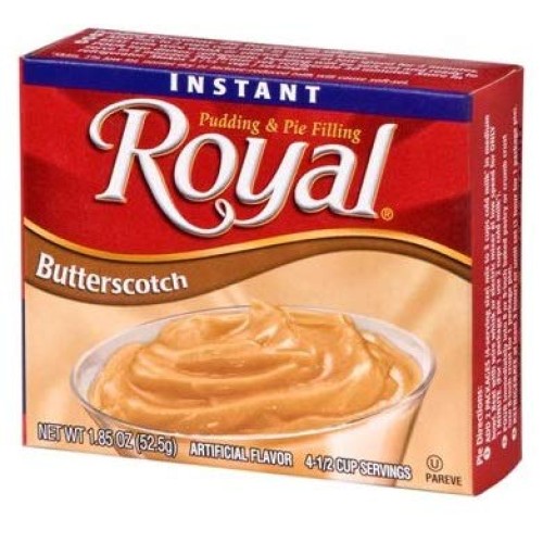 Royal Instant Pudding And Pie Filling Mix, Chocolate, Vanilla, B