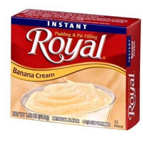 Royal Instant Pudding And Pie Filling Mix, Chocolate, Vanilla, B