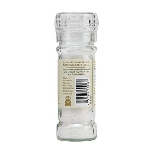 Maldon Salt Company Sea Salt Refillable And Adjustable Grinder,